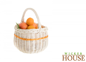 White Wicker Basket