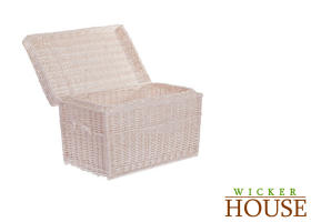 White Wicker Trunk