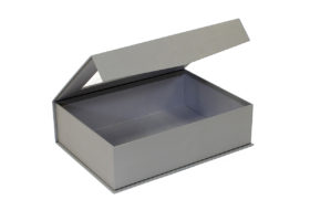 Medium Grey Cardboard Gift Box