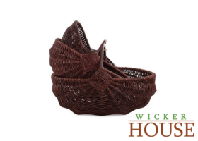 WICKER KITCHEN STORAGE BASKET